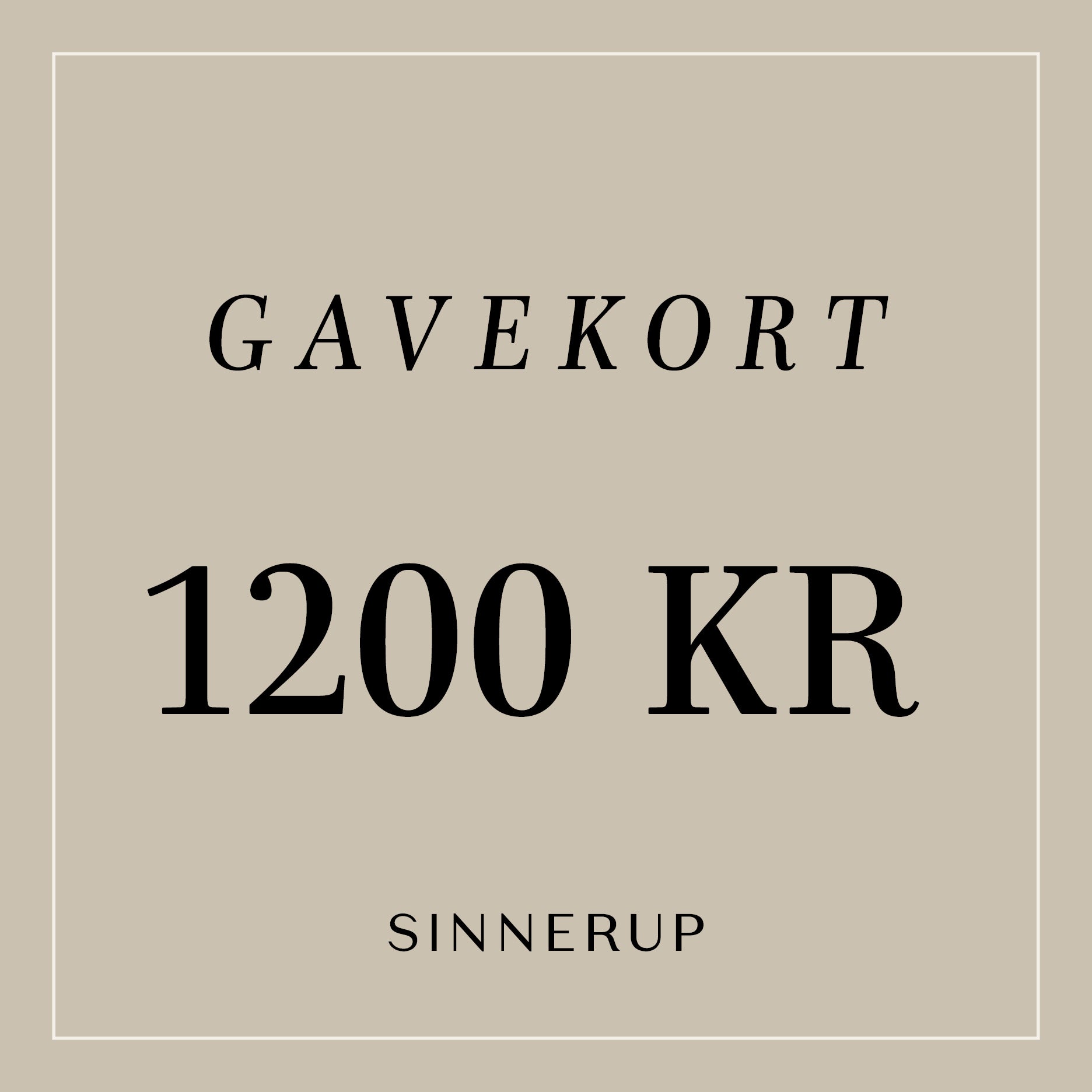 Sinnerup Gavekort